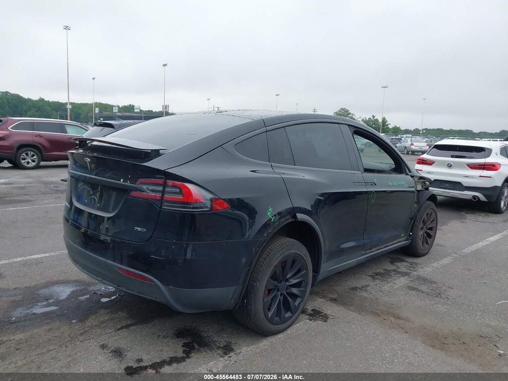 5YJXCBE2XGF016536 2016 TESLA MODEL X photo no. 4