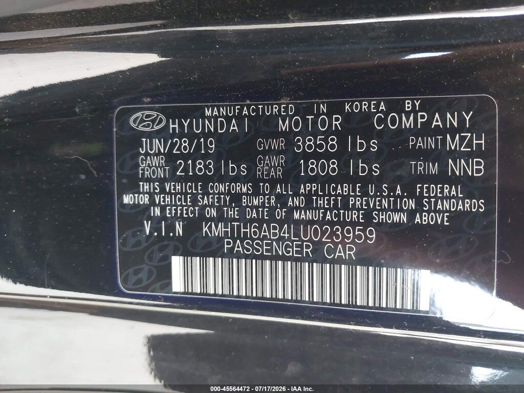 KMHTH6AB4LU023959 2020 HYUNDAI VELOSTER photo no. 9