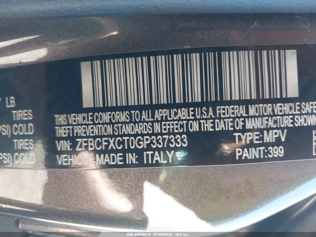ZFBCFXCT0GP337333 2016 FIAT 500X photo no. 9