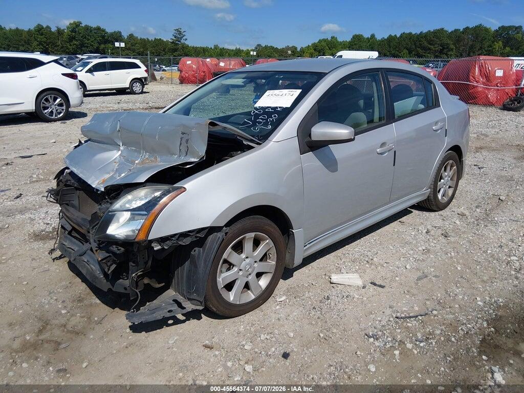 3N1AB6AP7CL728874 2012 NISSAN SENTRA photo no. 2
