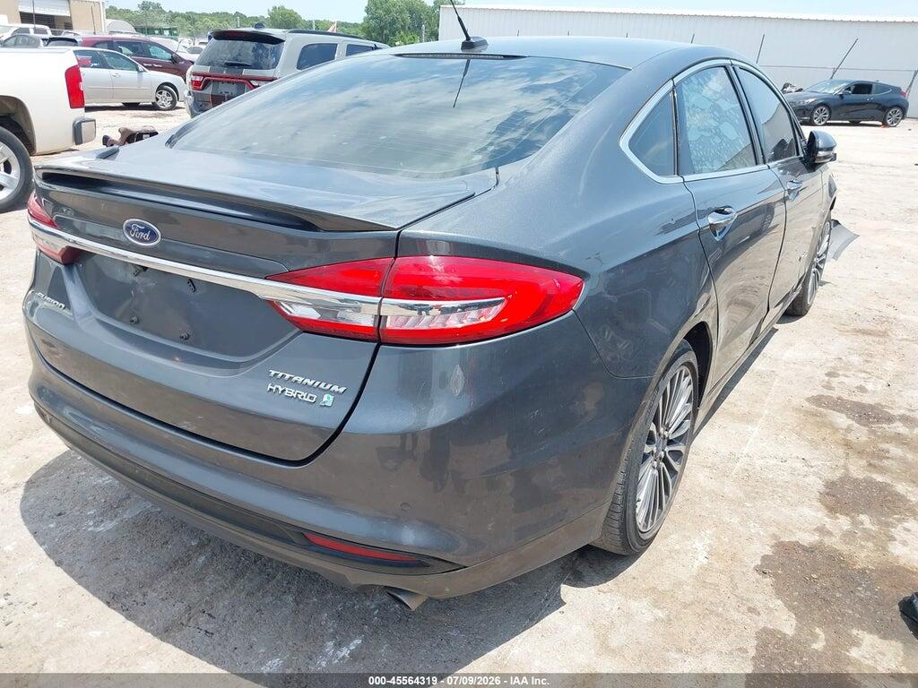 3FA6P0RU0HR301784 2017 FORD FUSION HYBRID photo no. 4