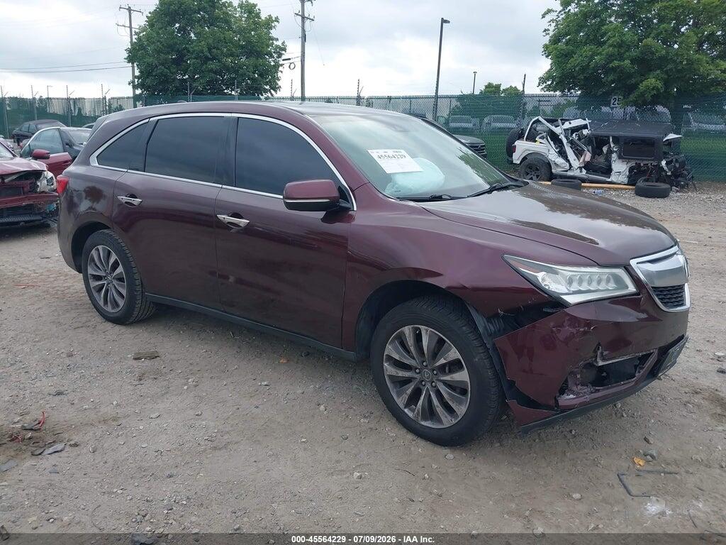 5FRYD4H48GB041735 2016 ACURA MDX photo no. 1