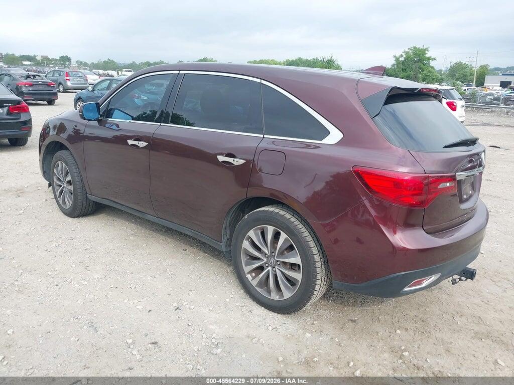 5FRYD4H48GB041735 2016 ACURA MDX photo no. 3