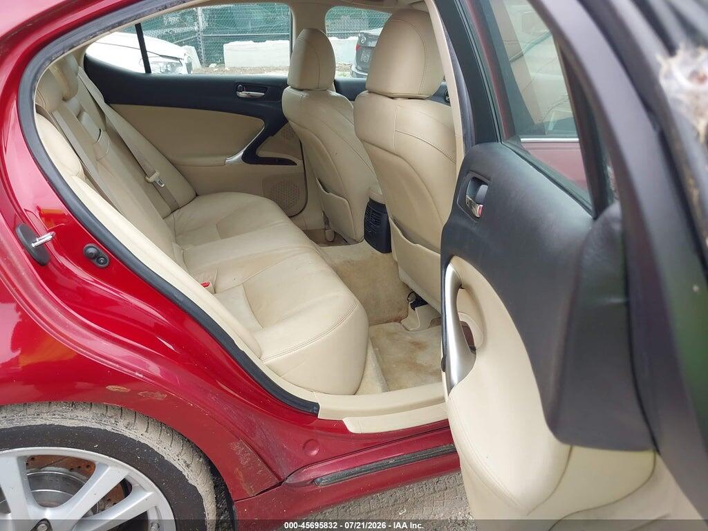JTHBE262672008079 2007 LEXUS IS 350 photo no. 8