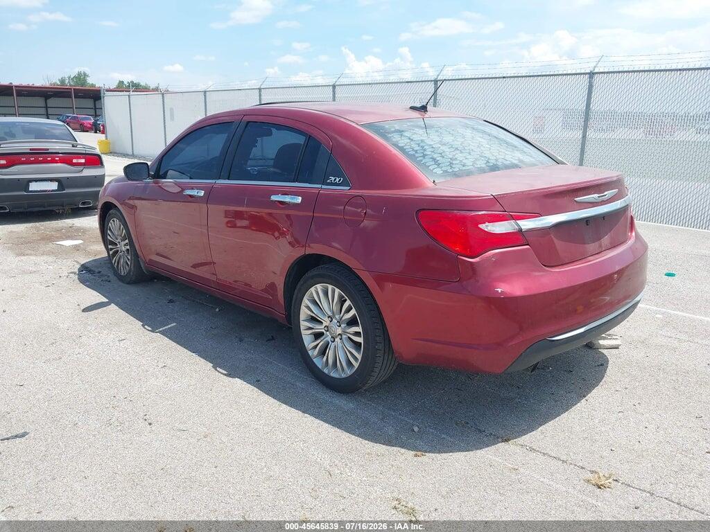 1C3CCBCG8CN146084 2012 CHRYSLER 200 photo no. 3