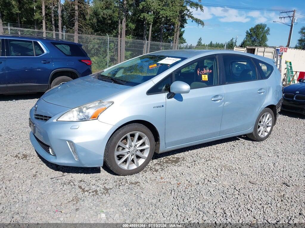 JTDZN3EU7D3256596 2013 TOYOTA PRIUS V photo no. 2