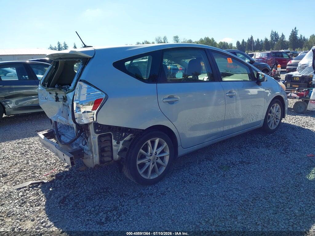JTDZN3EU7D3256596 2013 TOYOTA PRIUS V photo no. 4