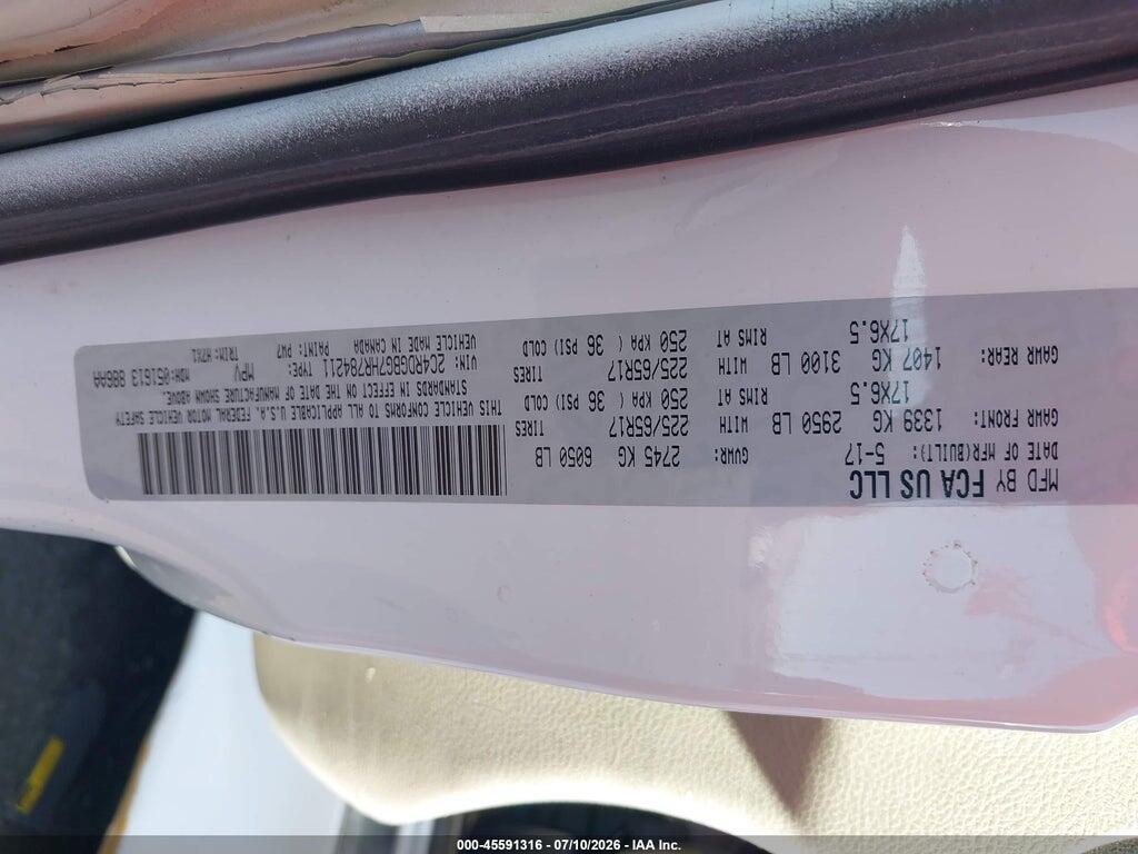 2C4RDGBG7HR784211 2017 DODGE GRAND CARAVAN photo no. 9