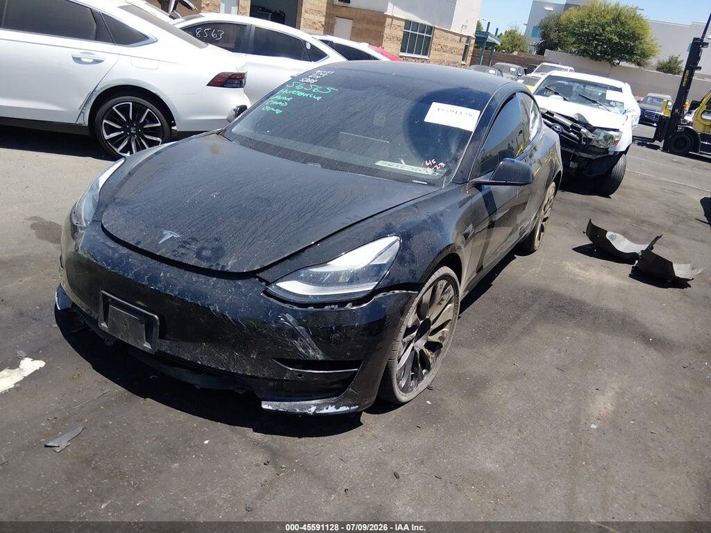 5YJ3E1EC9MF925388 2021 TESLA MODEL 3 photo no. 2