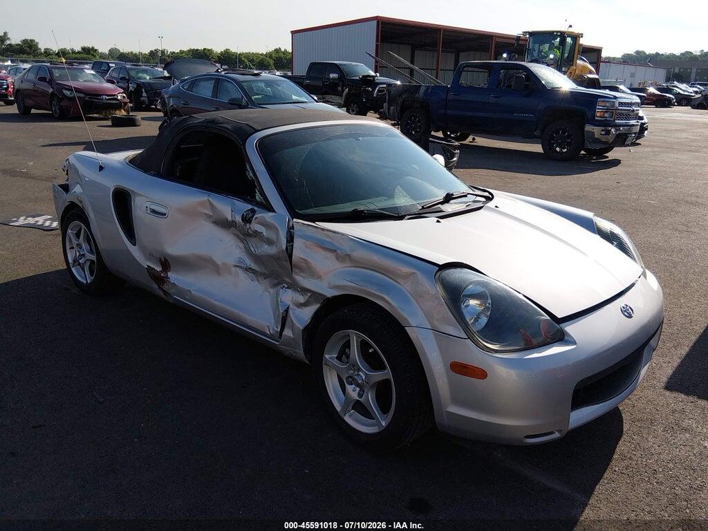 2001 TOYOTA MR2 SPYDER JTDFR320410034880