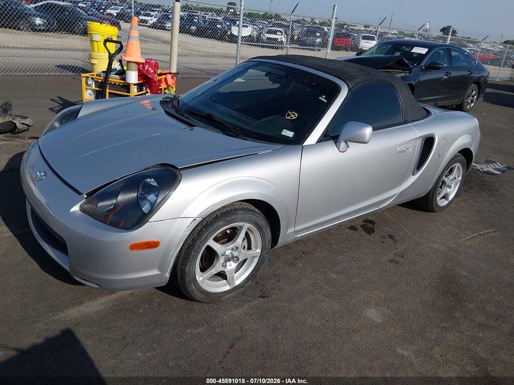 JTDFR320410034880 2001 TOYOTA MR2 SPYDER photo no. 2