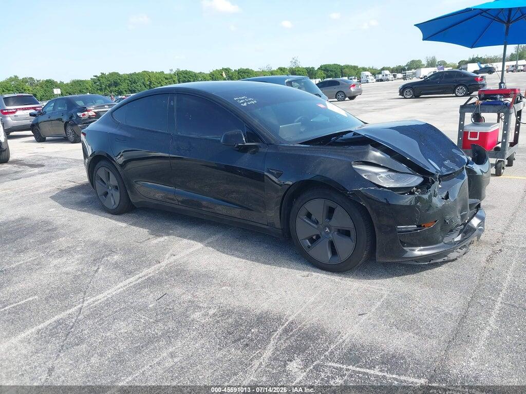 5YJ3E1EA7NF110185 2022 TESLA MODEL 3 photo no. 1