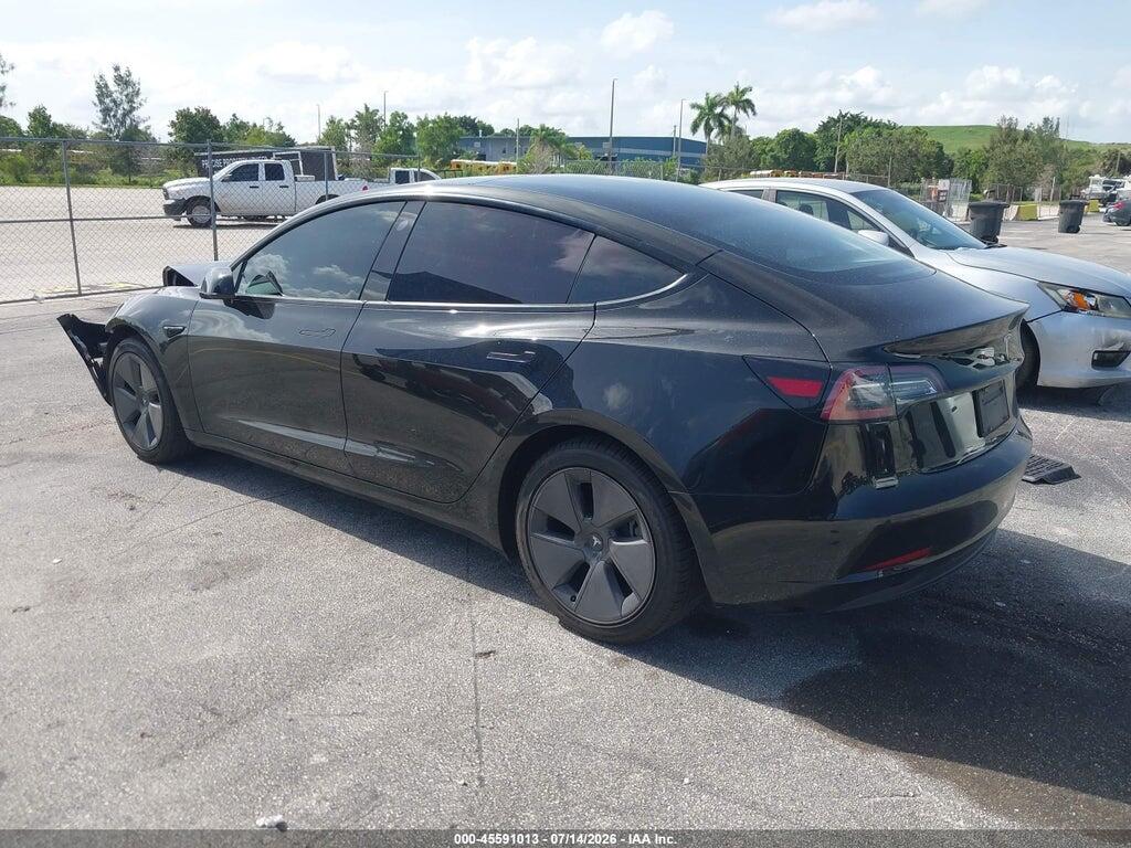 5YJ3E1EA7NF110185 2022 TESLA MODEL 3 photo no. 3