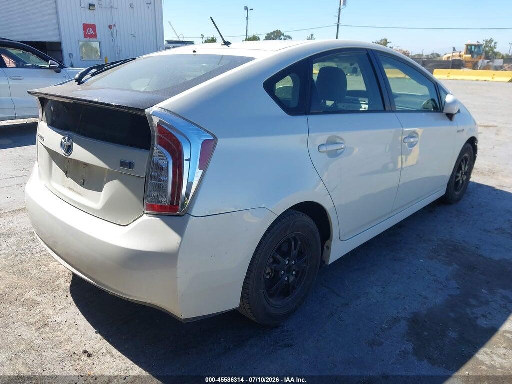 JTDKN3DU9F0469072 2015 TOYOTA PRIUS photo no. 4