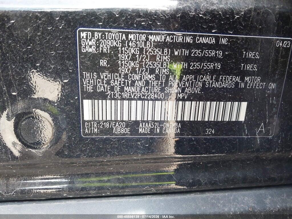2T3C1RFV2PC228400 2023 TOYOTA RAV4 photo no. 9