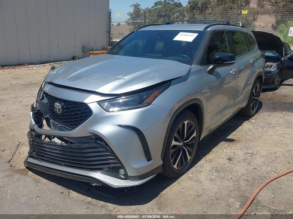 5TDJZRAH2MS059038 2021 TOYOTA HIGHLANDER photo no. 2