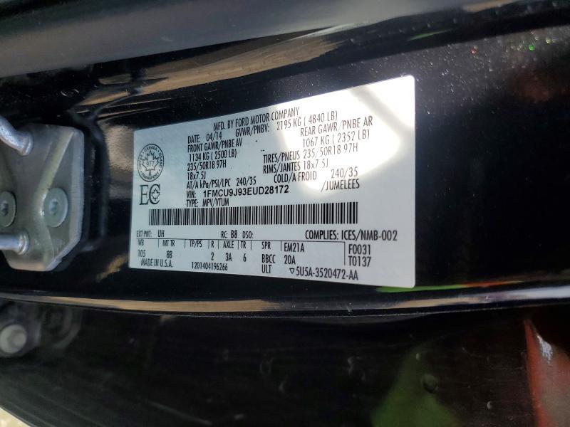 2014 FORD ESCAPE TITANIUM — Фото 13 из 13