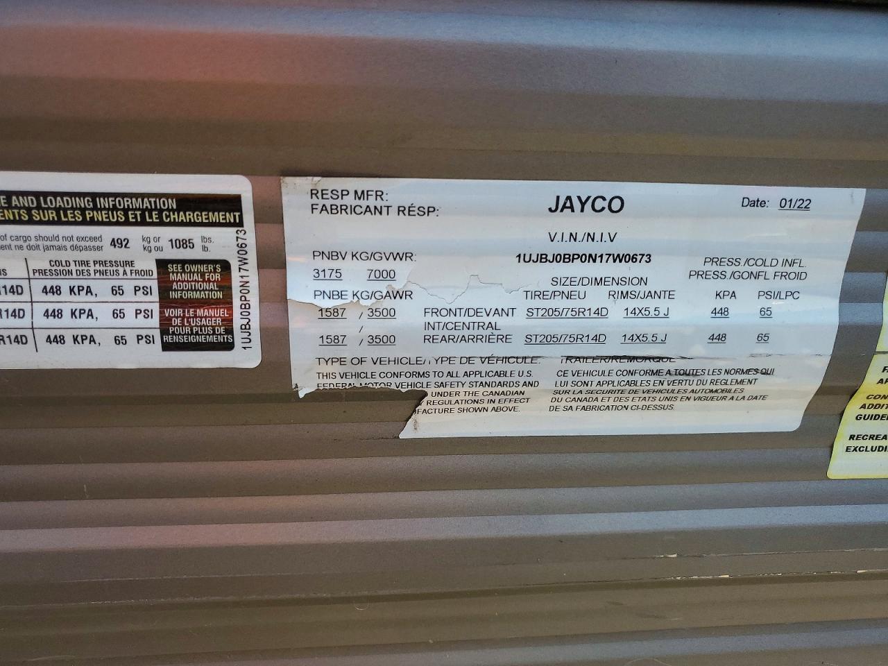 1UJBJ0BP0N17W0673 2022 JAYCO JAY JAY FLIGHT photo no. 10