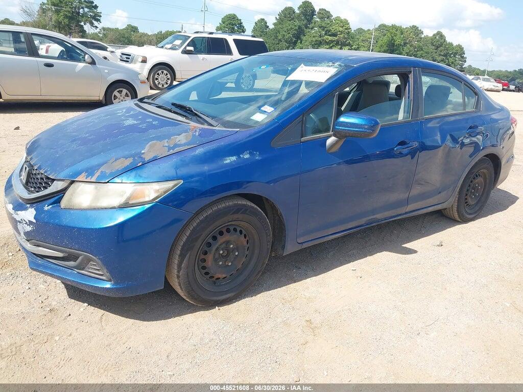 2HGFB2E52EH553502 2014 HONDA CIVIC photo no. 2
