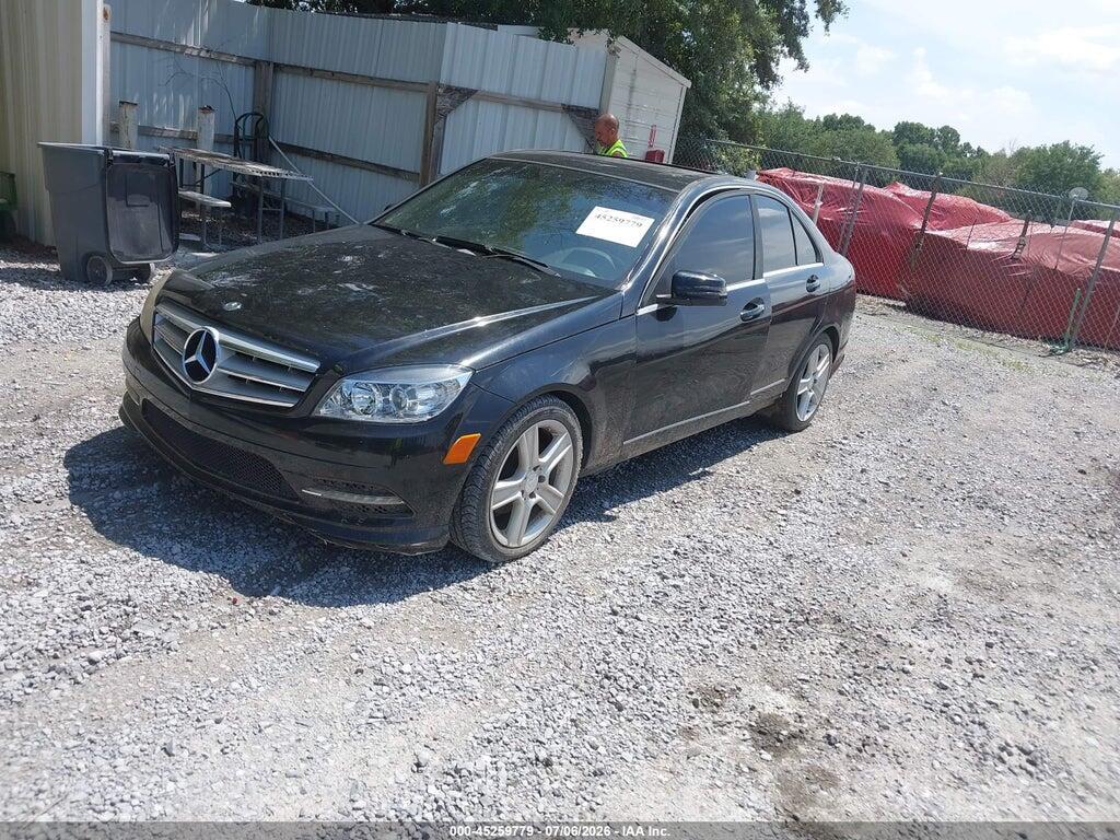 WDDGF5EB5BR155989 2011 MERCEDES-BENZ C 300 photo no. 2