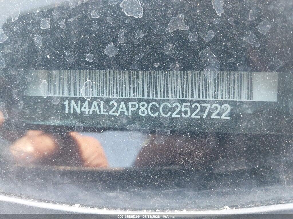 1N4AL2AP8CC252722 2012 NISSAN ALTIMA photo no. 9
