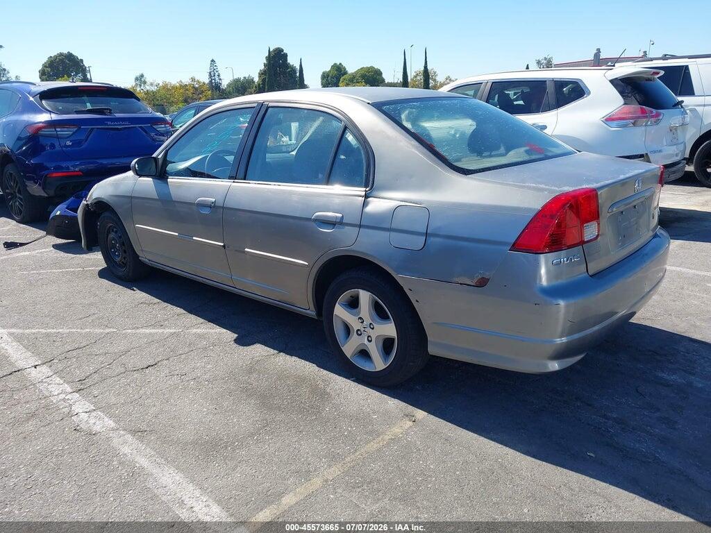 JHMES26775S001222 2005 HONDA CIVIC photo no. 3