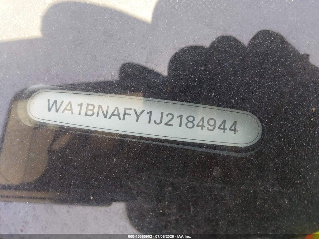 WA1BNAFY1J2184944 2018 AUDI Q5 photo no. 9