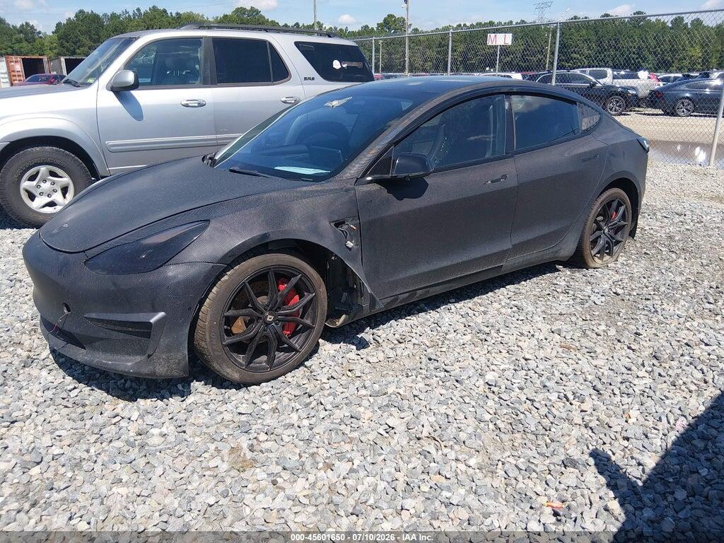 5YJ3E1EB7NF191004 2022 TESLA MODEL 3 photo no. 2