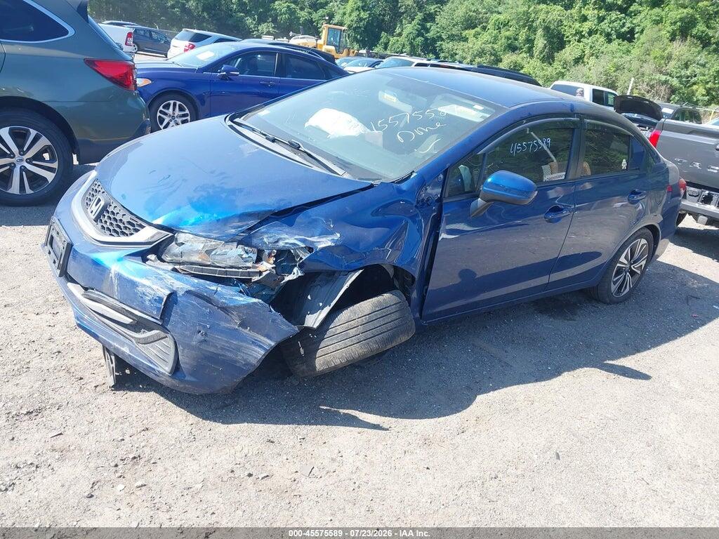 2HGFB2F55FH509638 2015 HONDA CIVIC photo no. 2