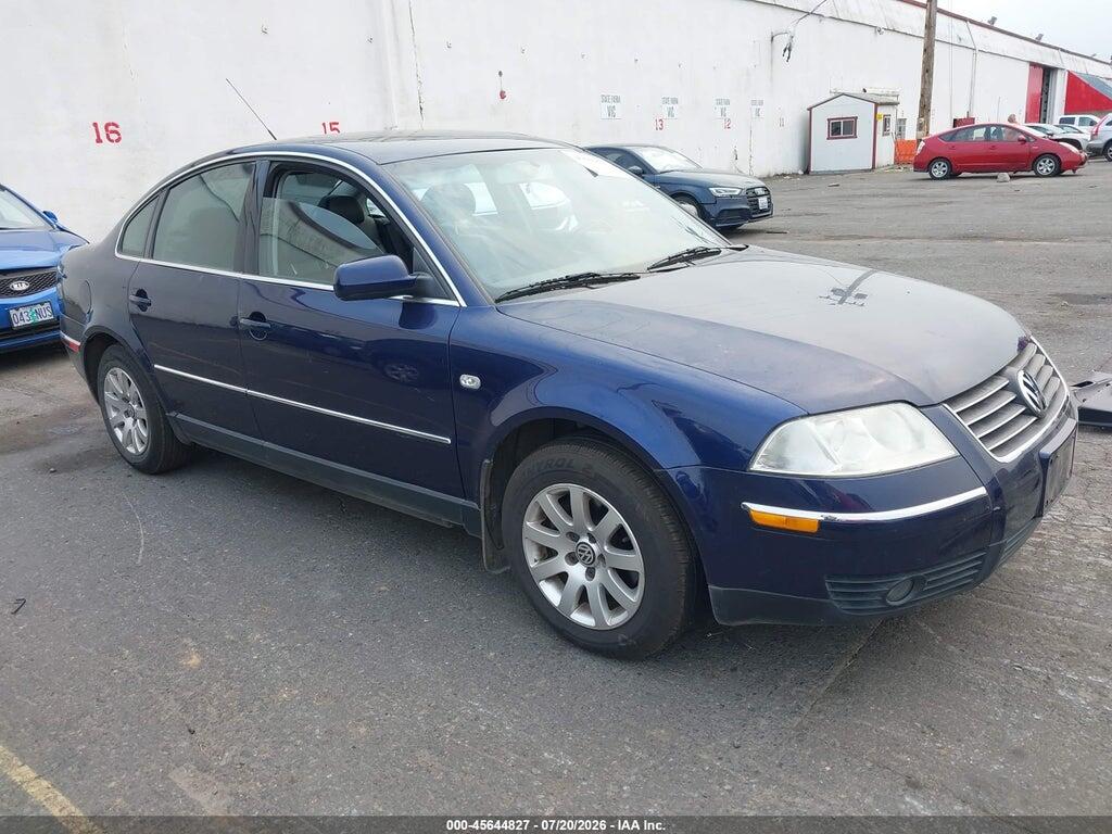 WVWPD63B91P140947 2001 VOLKSWAGEN PASSAT photo no. 1