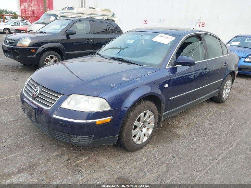 WVWPD63B91P140947 2001 VOLKSWAGEN PASSAT photo no. 2
