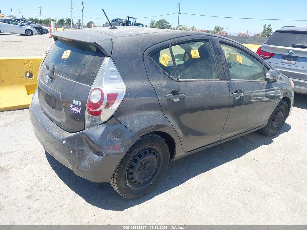 JTDKDTB30E1568014 2014 TOYOTA PRIUS C photo no. 4