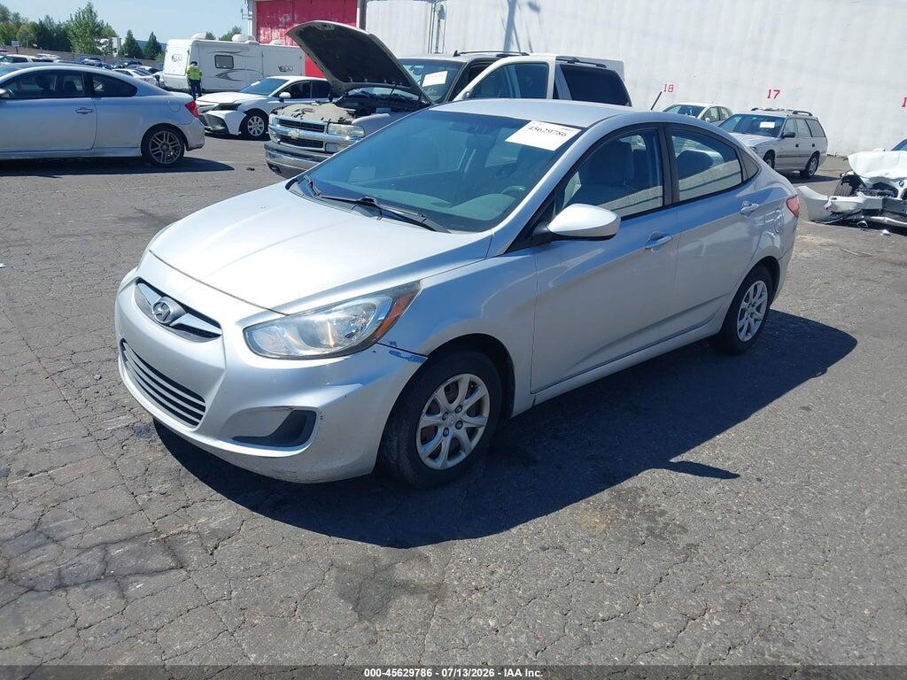 KMHCT4AE9EU695418 2014 HYUNDAI ACCENT photo no. 2