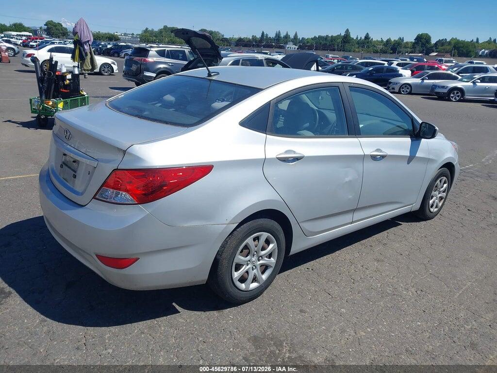 KMHCT4AE9EU695418 2014 HYUNDAI ACCENT photo no. 4