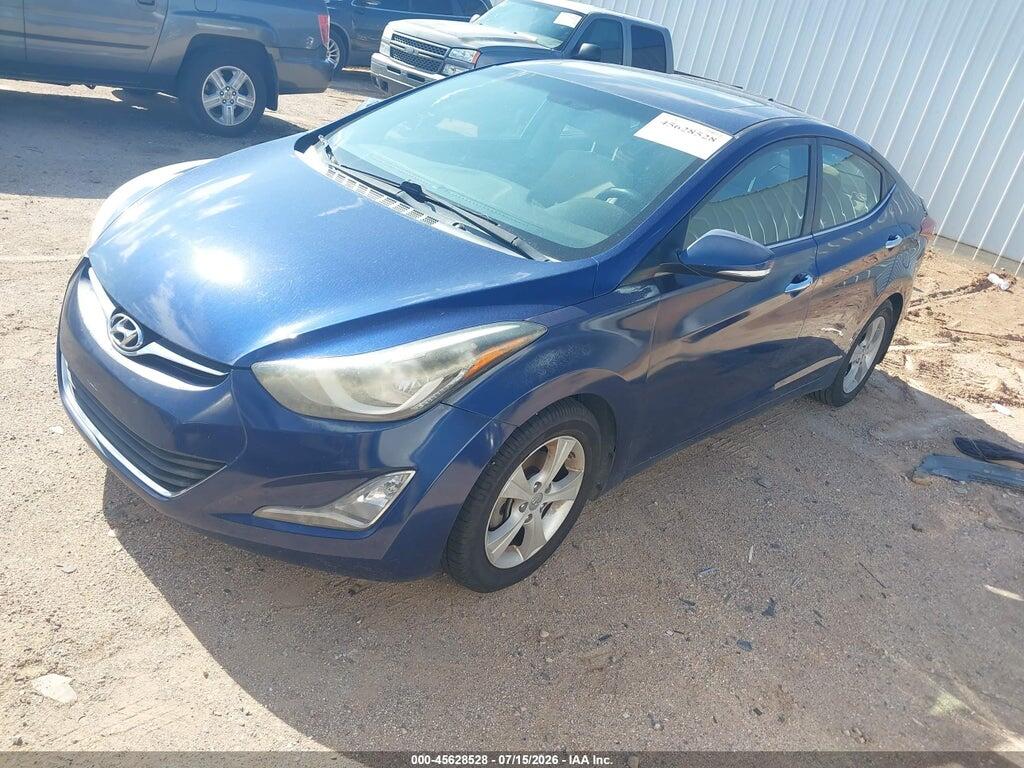 5NPDH4AE3GH687905 2016 HYUNDAI ELANTRA photo no. 2