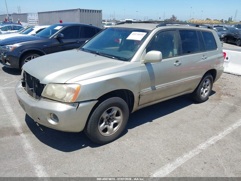 JTEGD21A230054986 2003 TOYOTA HIGHLANDER photo no. 2