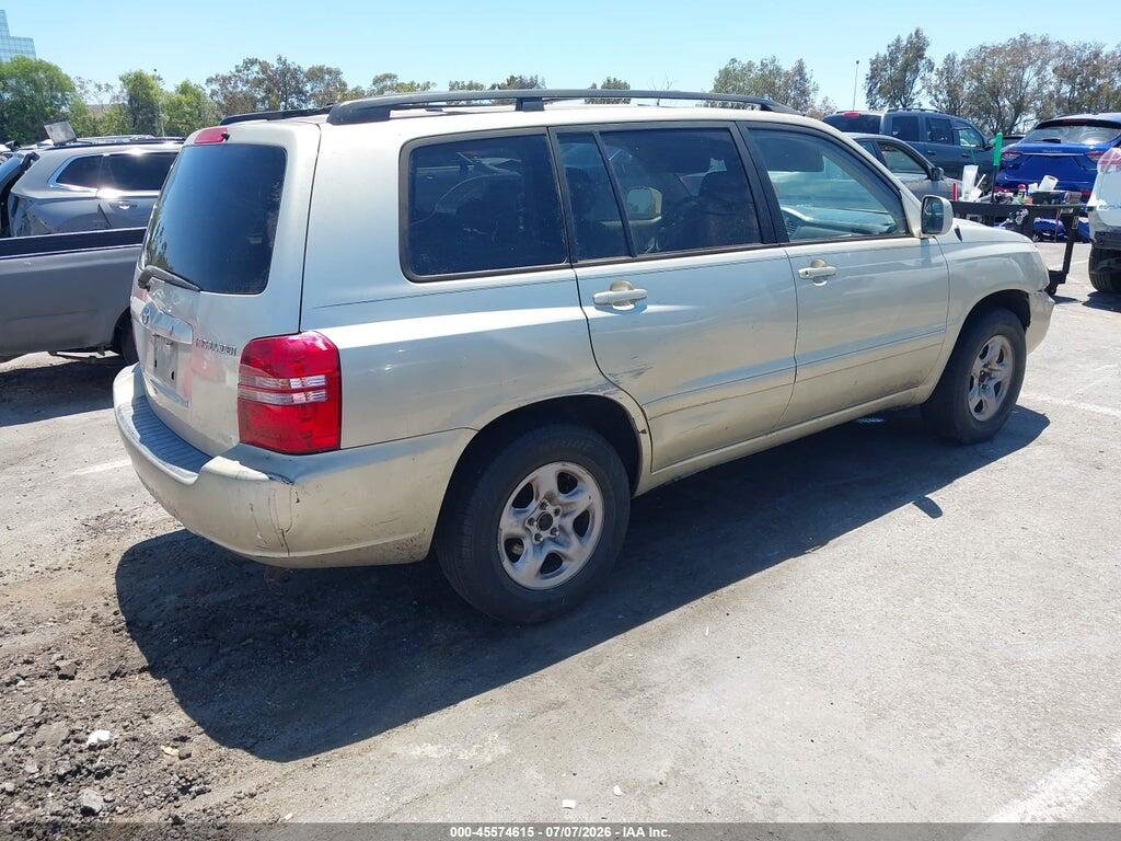 JTEGD21A230054986 2003 TOYOTA HIGHLANDER photo no. 4