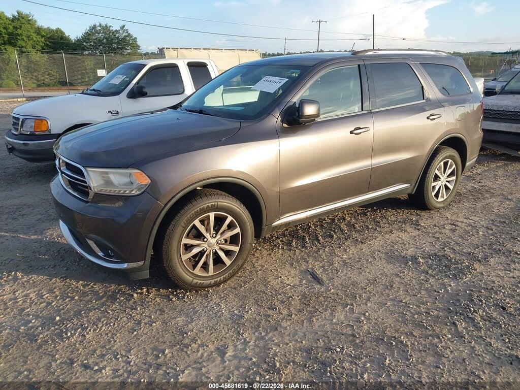 1C4RDJDG3GC455782 2016 DODGE DURANGO photo no. 2