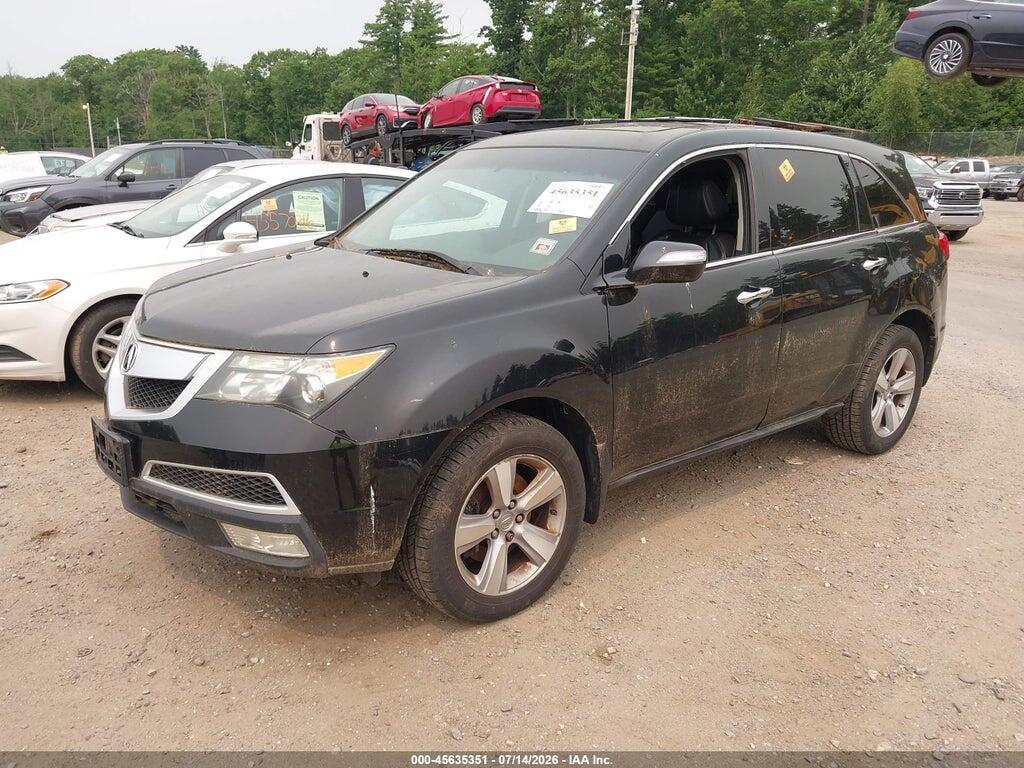 2HNYD2H47BH529769 2011 ACURA MDX photo no. 2