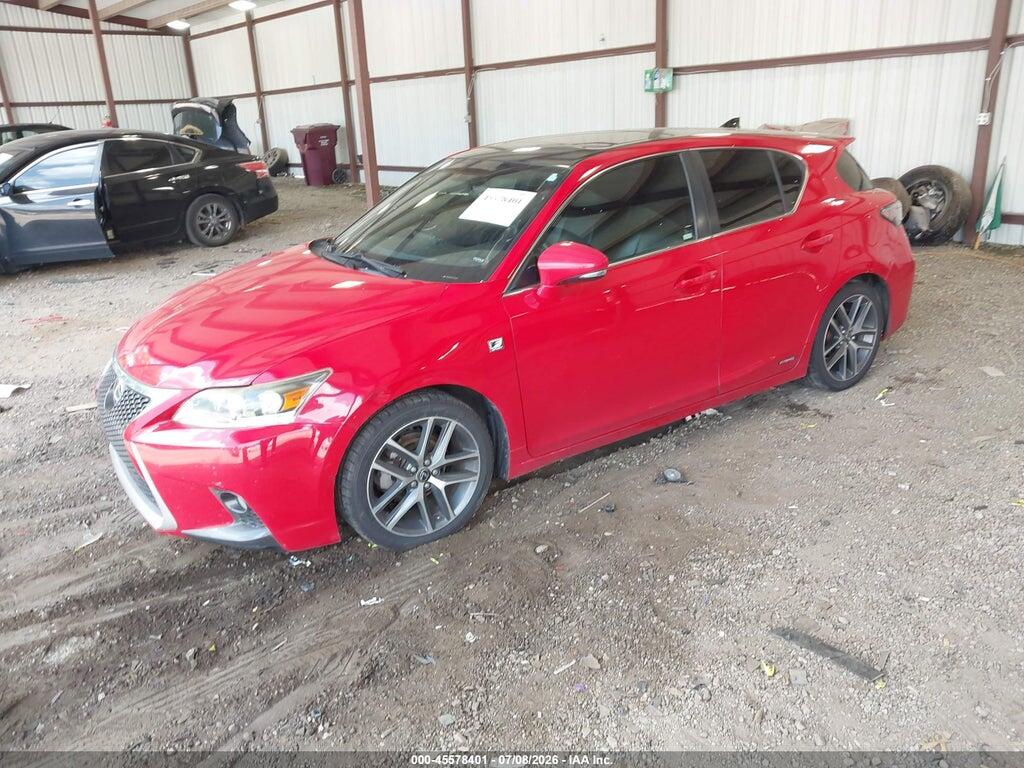 JTHKD5BH5E2193222 2014 LEXUS CT 200H photo no. 2