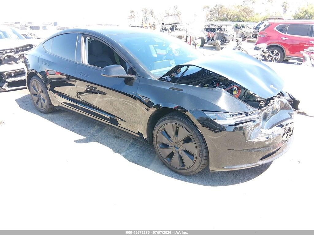 5YJ3E1EA4SF971142 2025 TESLA MODEL 3 photo no. 1