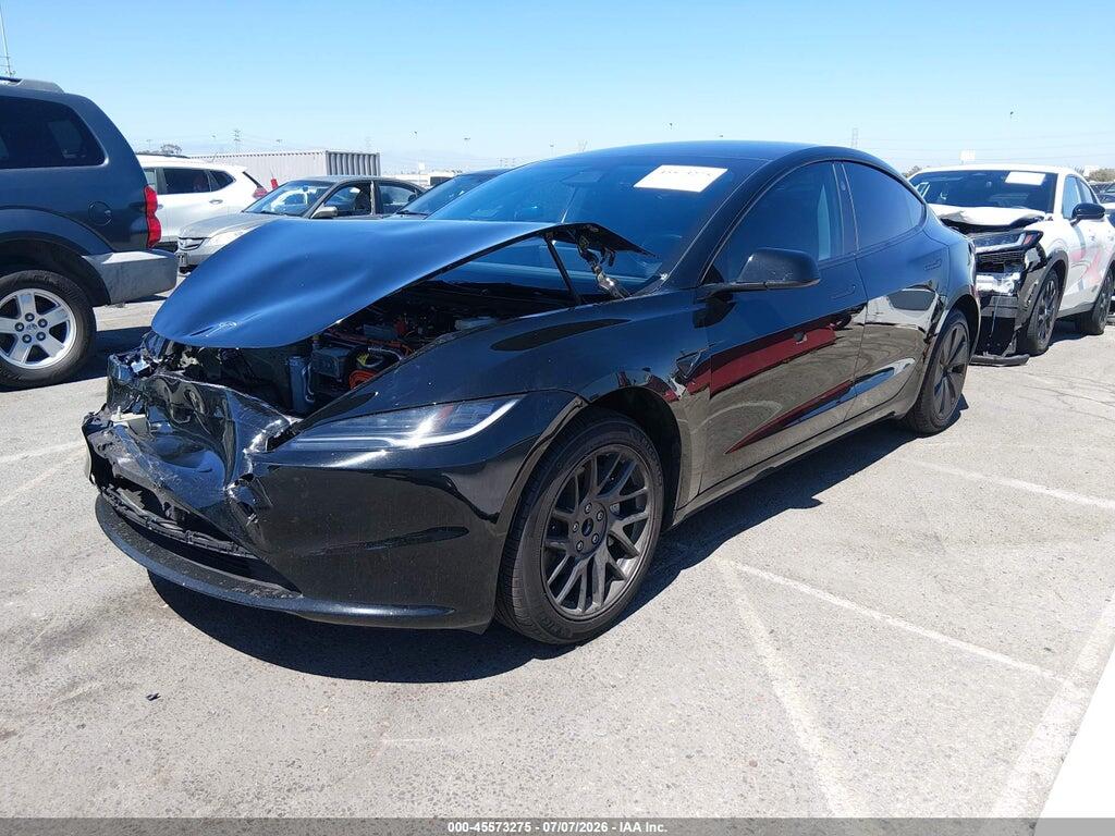 5YJ3E1EA4SF971142 2025 TESLA MODEL 3 photo no. 2