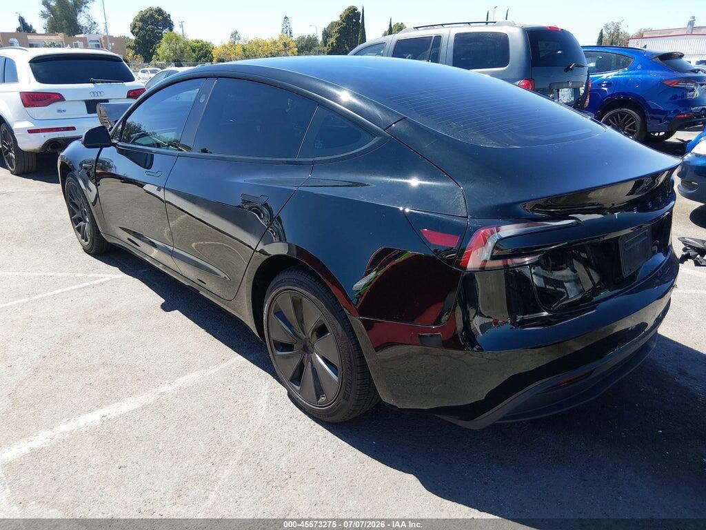 5YJ3E1EA4SF971142 2025 TESLA MODEL 3 photo no. 3