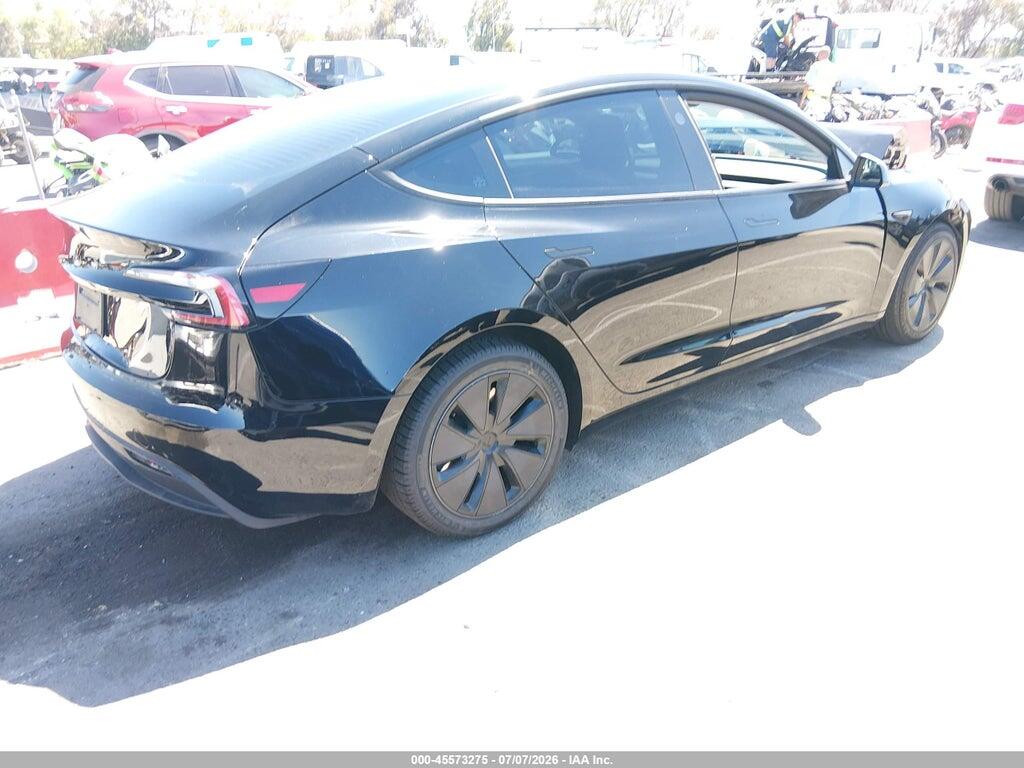 5YJ3E1EA4SF971142 2025 TESLA MODEL 3 photo no. 4