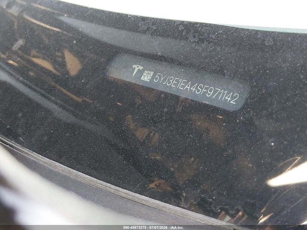 5YJ3E1EA4SF971142 2025 TESLA MODEL 3 photo no. 9