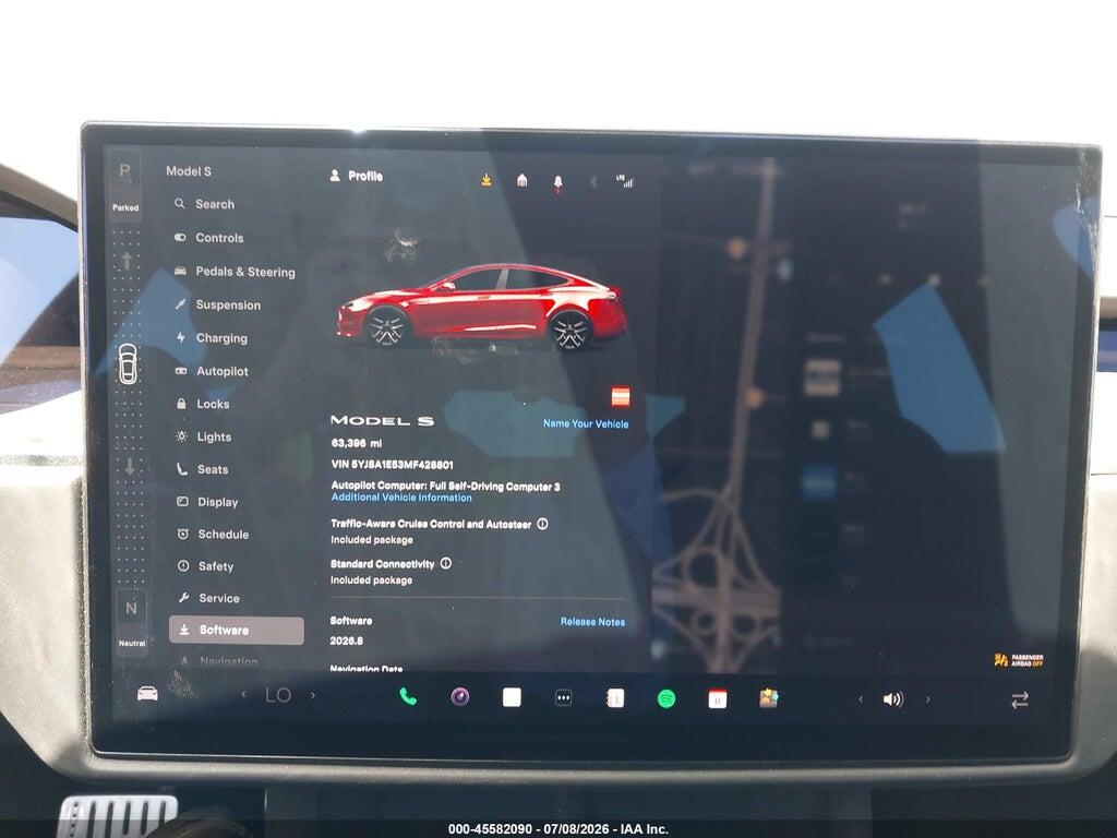 5YJSA1E53MF428801 2021 TESLA MODEL S photo no. 7