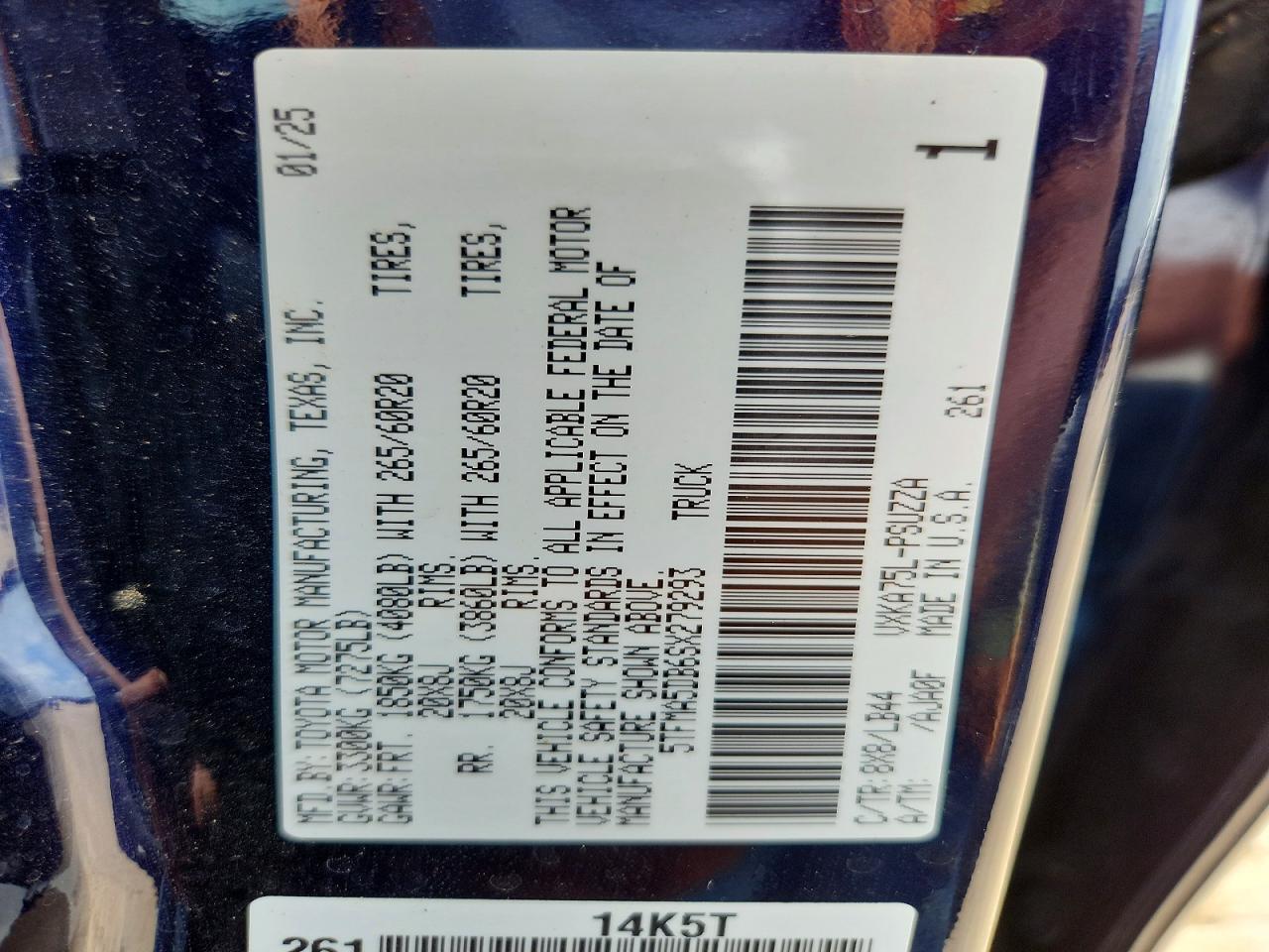 2025 TOYOTA TUNDRA 1794 EDITION — Фото 12 из 12