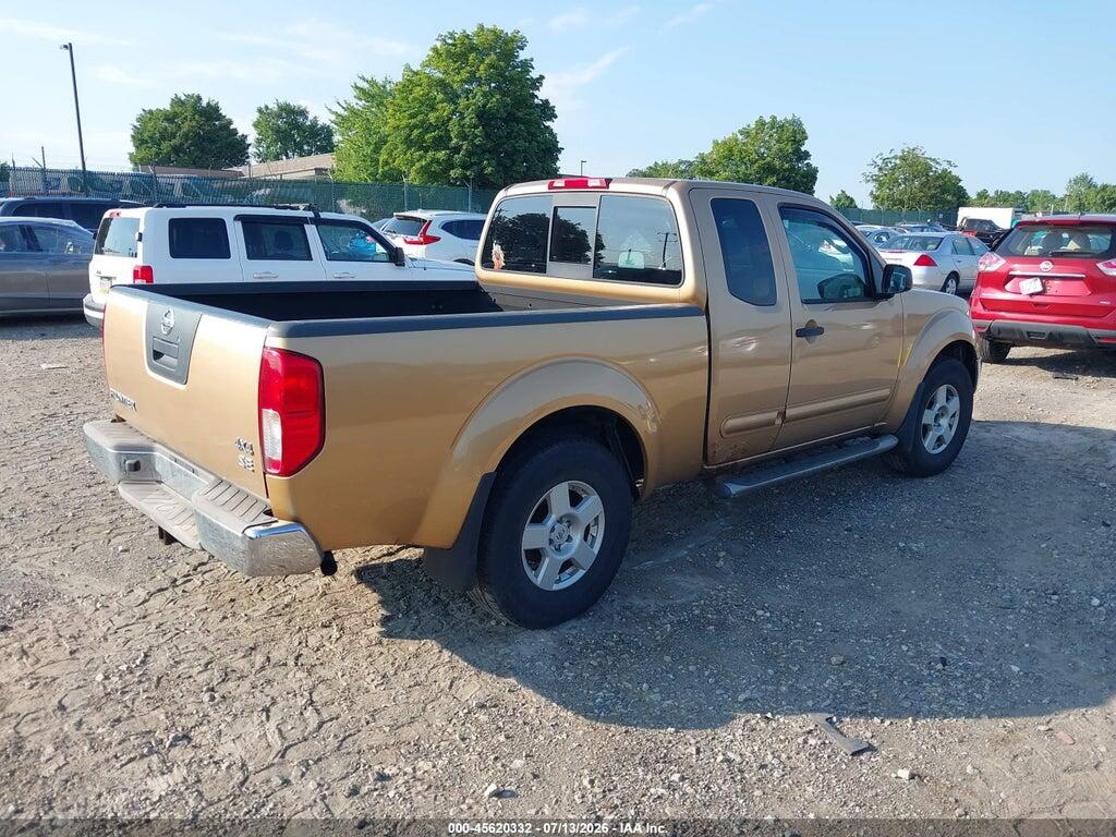 1N6AD06W95C408908 2005 NISSAN FRONTIER 4WD photo no. 4