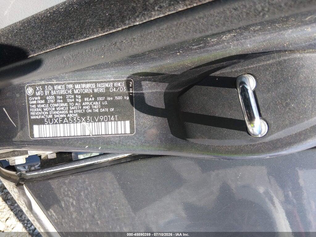 5UXFA535X3LV90141 2003 BMW X5 photo no. 9