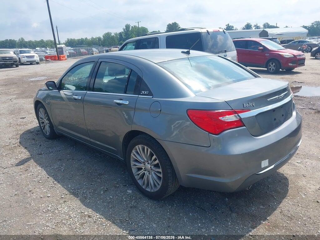 1C3CCBCG8CN306769 2012 CHRYSLER 200 photo no. 3